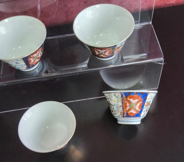 Conjunto de Chá Japonês em Porcelana Imari