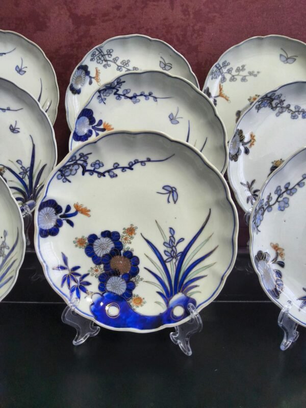 Prato Japonês Aoki em Porcelana de Arita