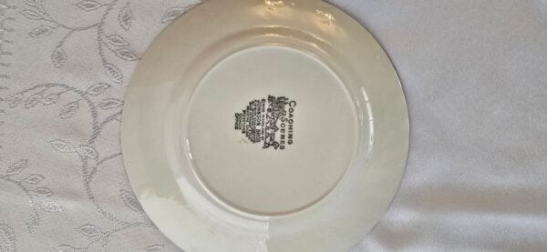 Aparelho de Jantar Inglês em Faiança Transferware Marrom