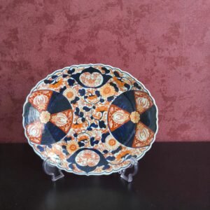 Travessa Oval Japonesa em Porcelana Imari