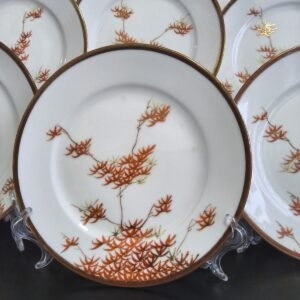 Conjunto de Pratos Japoneses em Porcelana Kutani