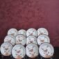 Conjunto de Pratos Japoneses em Porcelana Kutani