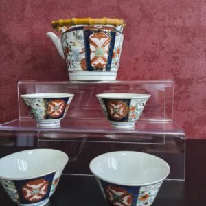 Conjunto de Chá Japonês em Porcelana Imari