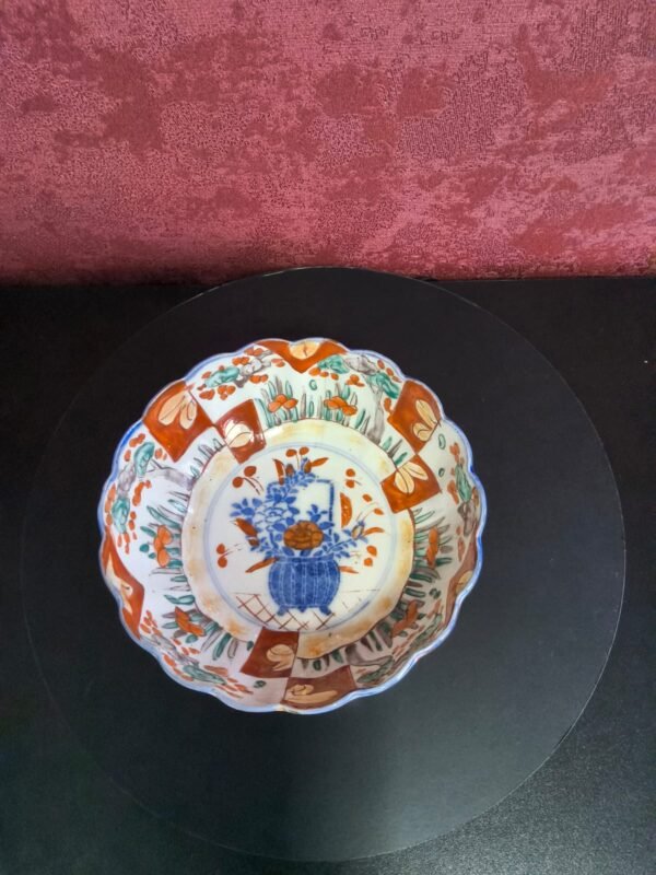 Antigo Bowl Japonês em Porcelana Imari