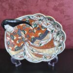Prato Decorativo Japonês em Porcelana Imari