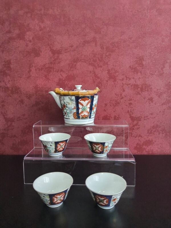Conjunto de Chá Japonês em Porcelana Imari