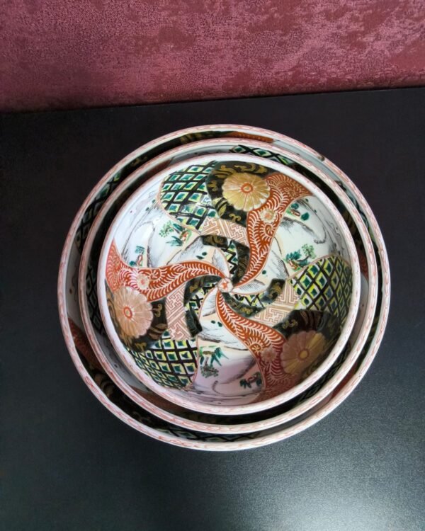 Conjunto de Tigelas Imari