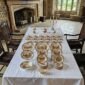 Aparelho de Jantar Inglês em Faiança Transferware Marrom
