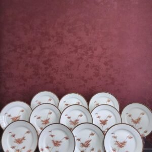 Conjunto de Pratos Japoneses em Porcelana Kutani