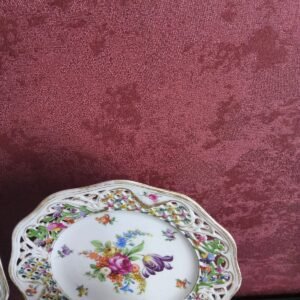 Conjunto de 9 Pratos Schumann Bavaria Chateau Dresden