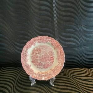 Prato de porcelana inglesa vintage fabricada pela tradicional marca Ridgway