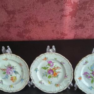 Prato de sobremesa ou pão em porcelana Dresden